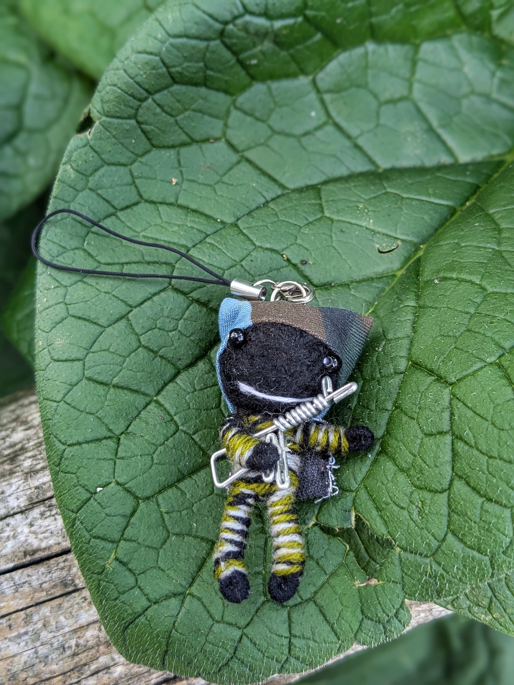 Voodoo String Doll Army Guy Charm